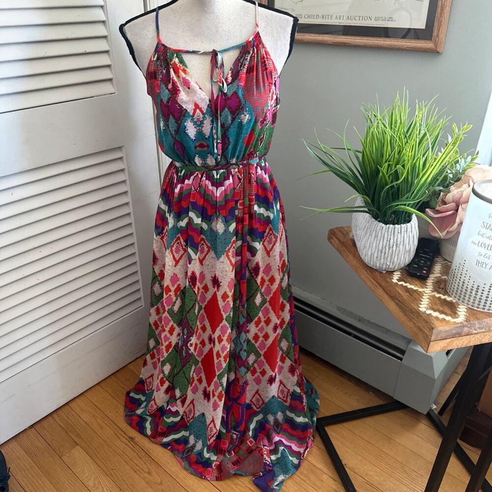 Maeve Anthropologie Dress Womens 0 Tarana Maxi Colorful Feminine Fairy Bohemian